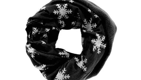 Kinder Multifunktionstuch/Fleece Schneesterne