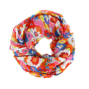 Loop bunt geblümt – hochwertige Kopfbedeckung von Fiebig bei Hut Factory Schweiz
