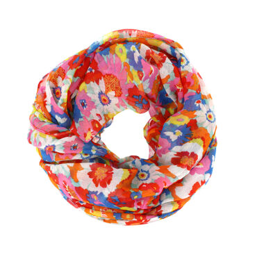 Loop bunt geblümt – hochwertige Kopfbedeckung von Fiebig bei Hut Factory Schweiz