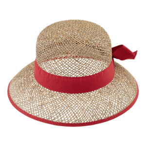 Strohhut Glocke Seegras Ripsband und Einfass – hochwertige Kopfbedeckung von Fiebig bei Hut Factory Schweiz