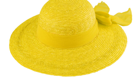 Strohhut große Glocke Bortenstroh Dekoband uni UV-Schutz – hochwertige Kopfbedeckung von Fiebig bei Hut Factory Schweiz