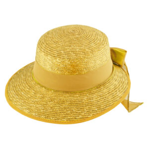 Strohhut Schute Bortenstroh uni textiles Band UV-Schutz – hochwertige Kopfbedeckung von Fiebig bei Hut Factory Schweiz