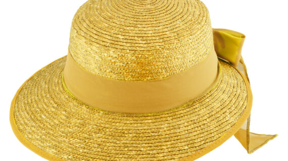 Strohhut Schute Bortenstroh uni textiles Band UV-Schutz – hochwertige Kopfbedeckung von Fiebig bei Hut Factory Schweiz