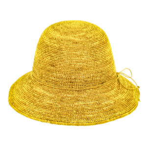 Strohhut Glocke Raffiastroh melange – hochwertige Kopfbedeckung von Fiebig bei Hut Factory Schweiz