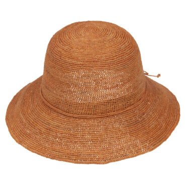 Strohhut Glocke Raffiastroh melange – hochwertige Kopfbedeckung von Fiebig bei Hut Factory Schweiz