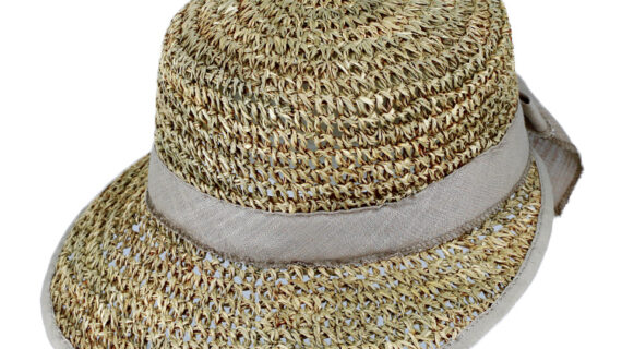 Strohhut Schute Seegras Crochet – hochwertige Kopfbedeckung von Fiebig bei Hut Factory Schweiz