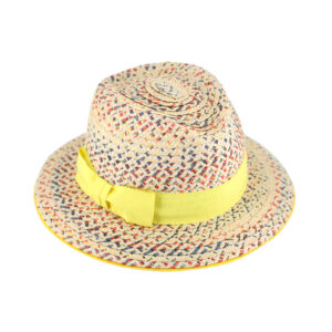 Papierhut Traveller dreifarbig meliert – hochwertige Kopfbedeckung von Fiebig bei Hut Factory Schweiz