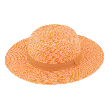 Papierhut Glocke melange gleichfarbiges Ripsband – hochwertige Kopfbedeckung von Fiebig bei Hut Factory Schweiz