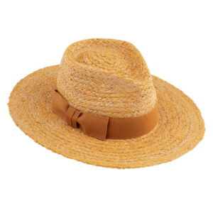 Strohhut Traveller melange Band uni – hochwertige Kopfbedeckung von Fiebig bei Hut Factory Schweiz