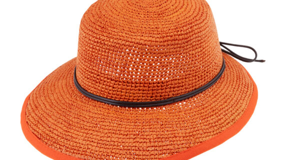 Strohhut Schute Raffia Crochet mit Band und Einfass – hochwertige Kopfbedeckung von Fiebig bei Hut Factory Schweiz