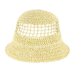 Papierhut Glocke Crochet mit Lochmuster – hochwertige Kopfbedeckung von Fiebig bei Hut Factory Schweiz