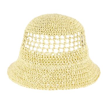 Papierhut Glocke Crochet mit Lochmuster – hochwertige Kopfbedeckung von Fiebig bei Hut Factory Schweiz