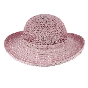 Papierhut Glocke Kopfteil Crochet mit Aufschlag uni – hochwertige Kopfbedeckung von Fiebig bei Hut Factory Schweiz