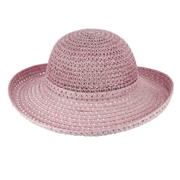 Papierhut Glocke Kopfteil Crochet mit Aufschlag uni – hochwertige Kopfbedeckung von Fiebig bei Hut Factory Schweiz