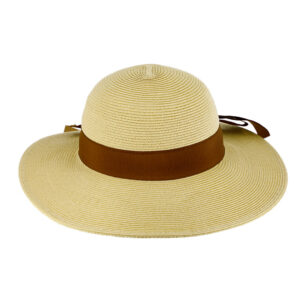 Papierhut Schute uni breites Ripsband mit Schleife