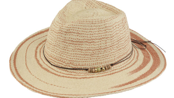 Papierhut Traveller zweifarbig mit Perlenband – hochwertige Kopfbedeckung von Fiebig bei Hut Factory Schweiz