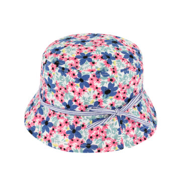 Fischerhut Seersucker Blumenmuster – hochwertige Kopfbedeckung von Fiebig bei Hut Factory Schweiz