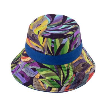 Stoffhut Leinen gemustert Band uni – hochwertige Kopfbedeckung von Fiebig bei Hut Factory Schweiz