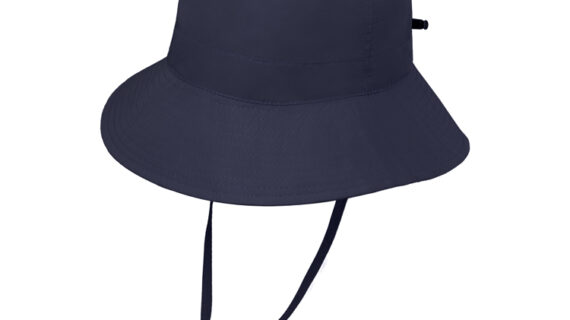 Stoffhut Bucket uni mit Kinnband wasserabweisend UV-Schutz – hochwertige Kopfbedeckung von Fiebig bei Hut Factory Schweiz