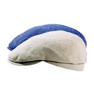 Schiebermütze Woody aus Leinen in Beige oder Jeans|Schiebermütze Woody aus Leinen in Beige oder Jeans|Schiebermütze Woody aus Leinen in Beige oder Jeans