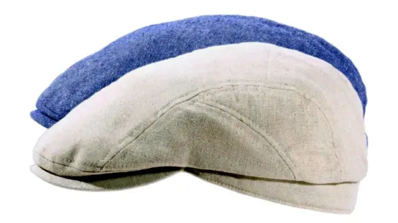 Schiebermütze Woody aus Leinen in Beige oder Jeans|Schiebermütze Woody aus Leinen in Beige oder Jeans|Schiebermütze Woody aus Leinen in Beige oder Jeans