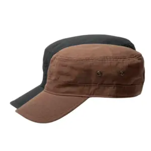 Fidel Castro Mütze aus 100 % Baumwolle in Schwarz und Kakao mit Belüftungsösen|Fidel Castro Mütze aus 100 % Baumwolle in Schwarz und Kakao mit Belüftungsösen|Fidel Castro Mütze aus 100 % Baumwolle in Schwarz und Kakao mit Belüftungsösen|||