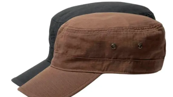 Fidel Castro Mütze aus 100 % Baumwolle in Schwarz und Kakao mit Belüftungsösen|Fidel Castro Mütze aus 100 % Baumwolle in Schwarz und Kakao mit Belüftungsösen|Fidel Castro Mütze aus 100 % Baumwolle in Schwarz und Kakao mit Belüftungsösen|||