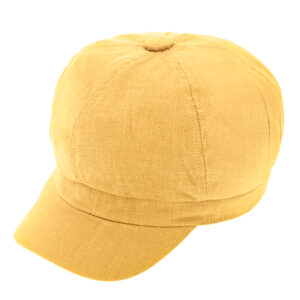 Ballonkappe Leinen uni