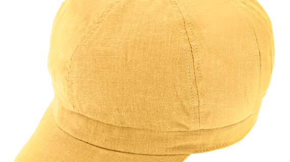 Ballonkappe Leinen uni