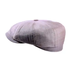 Paperboy Sommermütze Seide & Leinen in Hellbeige