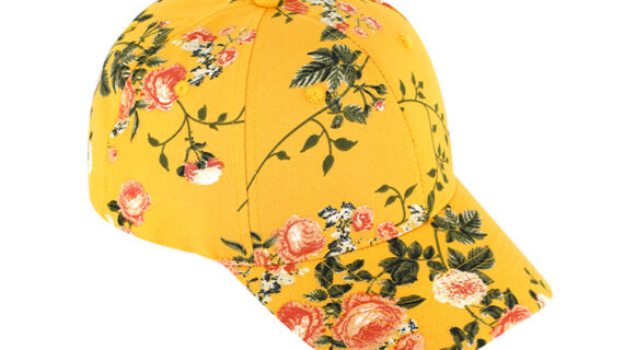 Baseballcap Blumenmuster