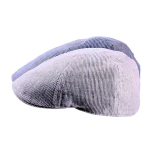 Schiebermütze Leinen gestreift|Schiebermütze Leinen gestreift|Schiebermütze Leinen gestreift|||
