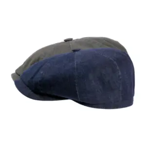 Paperboy-Mütze mit Steg aus Baumwolle in Navy oder Olive|Paperboy-Mütze mit Steg aus Baumwolle in Navy oder Olive|Paperboy-Mütze mit Steg aus Baumwolle in Navy oder Olive|||