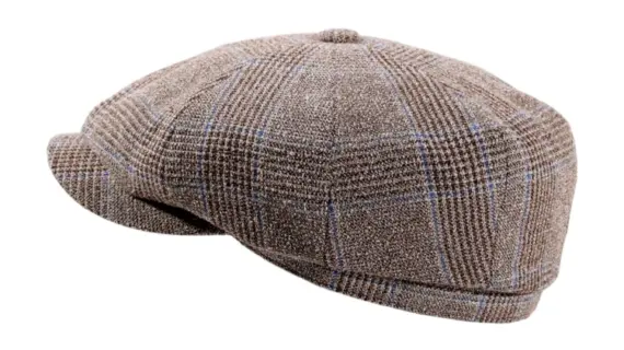 Paperboy Mütze schmal in Mittelbraun