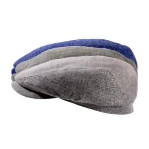 Schiebermütze Fischgrat Leinen|Schiebermütze Fischgrat Leinen|Schiebermütze Fischgrat Leinen|Schiebermütze Fischgrat Leinen||||