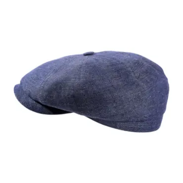 Paperboy Sommermütze Fischgrat Leinen