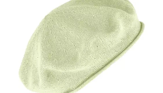 Strickbaske uni mit Rollrand