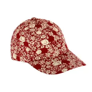Baseballcap Blumenmuster Schleife