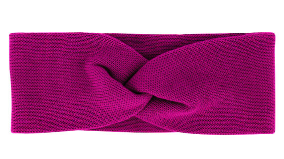 Strickstirnband uni gedreht GOTS
