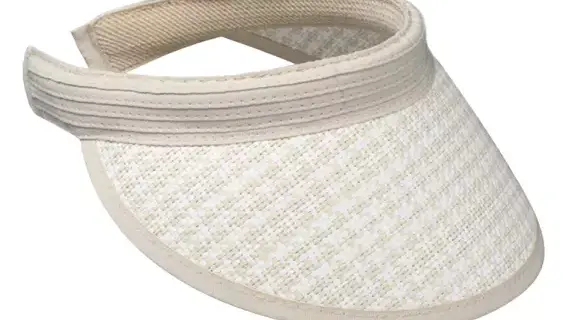 Visor zweifarbig gemustert breites Schild