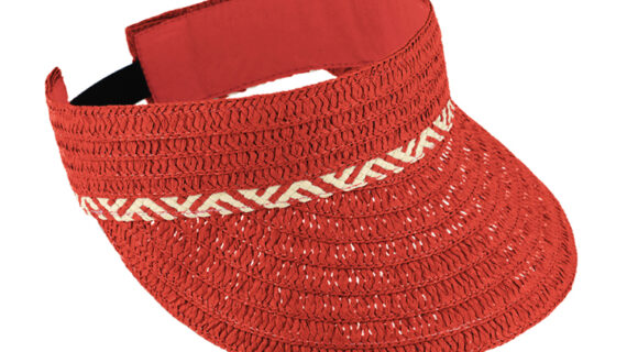 Visor uni mit Kontrastband