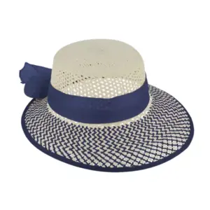 Papierhut Schute zweifarbig gleichfarbiges Band