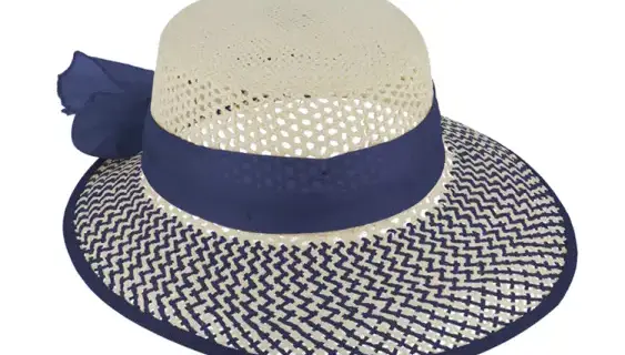 Papierhut Schute zweifarbig gleichfarbiges Band