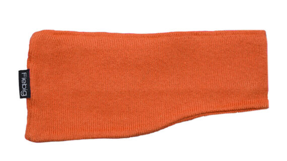 Kinder Strickstirnband Baumwolle uni