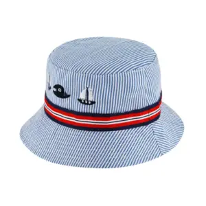 Fischerhut Gestreift & Maritime Motive