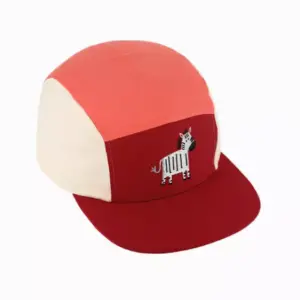 Baseball Cap 5-Panel dreifarbig mit Stickerei