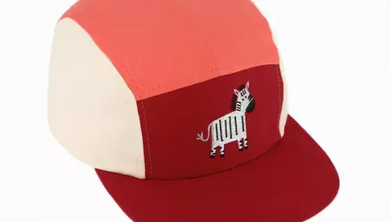 Baseball Cap 5-Panel dreifarbig mit Stickerei