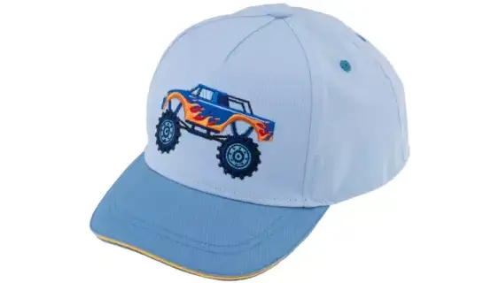 Baseball Cap zweifarbig mit Monstertruck Stickerei UV-Schutz
