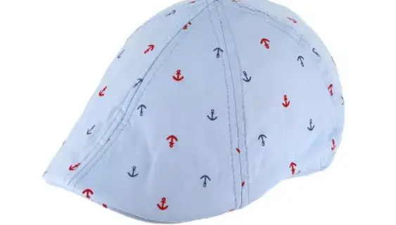 Flatcap 6-Panel mit Ankerprint