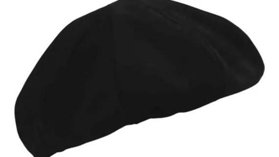 Béret aus feinem Wildleder